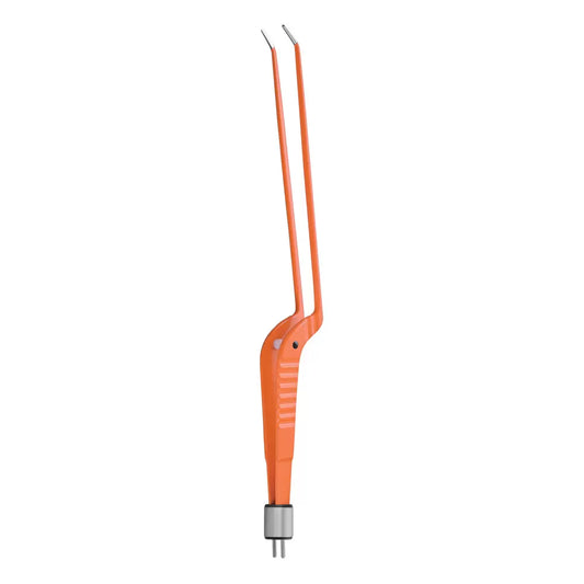 Bipolar Forceps Bayonet Angled Down (Ultra Non-Stick)