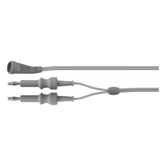 Bipolar Cable for Bipolar Forceps Reusable (4mm Banana Plug)